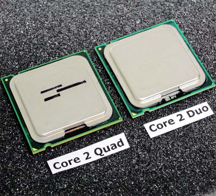 Intel Core 2 Quad vs Duo