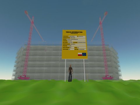 Stadion Euro 2012 w wirtualnym świecie Second Life
