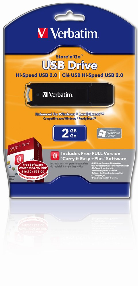 Verbatim USB 2.0 Drive Store ‘n’ Go 2 GB