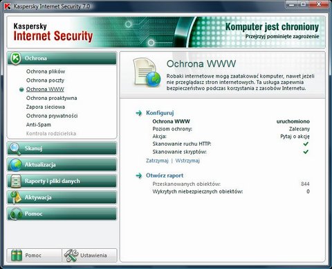 Program Kaspersky Internet Security 7.0