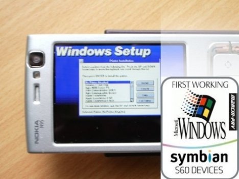 Windows 3.1 na Nokii N95