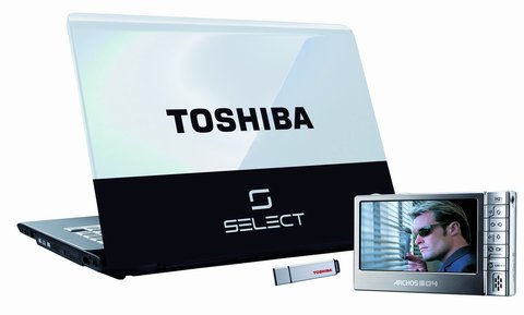 Toshiba Satellite A200 Select wraz z gadżetami