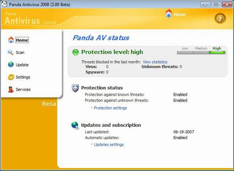 Nowa Panda Antivirus 2008