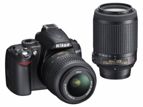 Nikon D3000 + 18-55mm VR