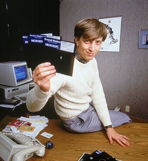 Bill Gates (w młodości)