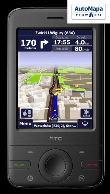 HTC P3470 Pharos EDGE GPS + AutoMapa 5.0
