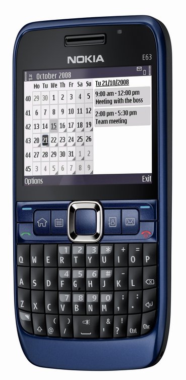 Nokia E63 Ultra Blue EDGE WLAN