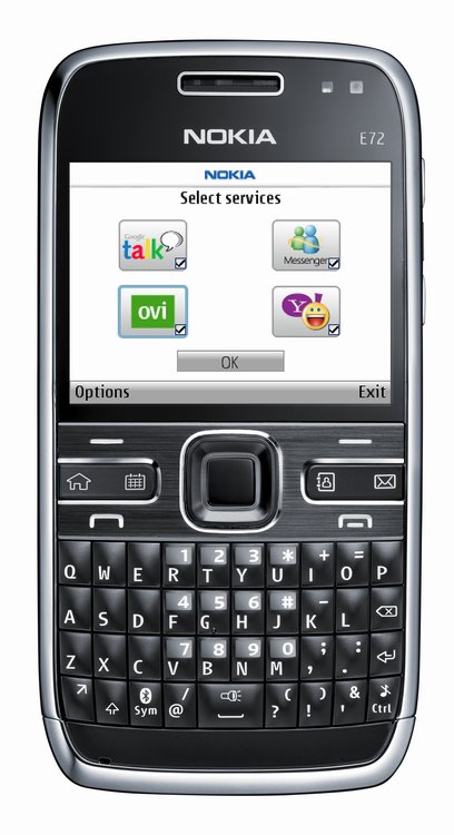 Nokia E72 Black Steel HSDPA GPS