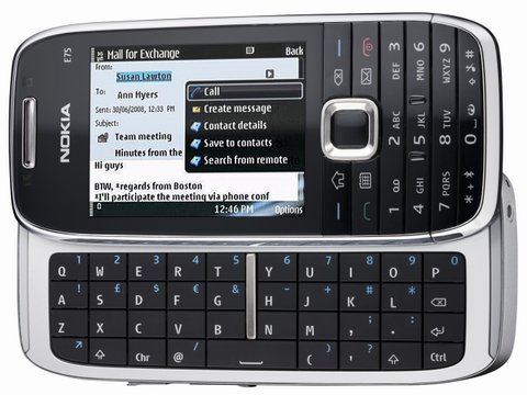 Nokia E75 Silver Black HSDPA WLAN GPS