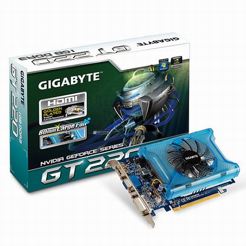 Gigabyte GeForce with CUDA GT220 1 GB