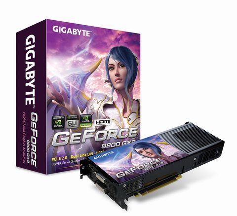 GeForce 9800 GX2 Gigabyte 1GB 2x DVI (PCI-E)