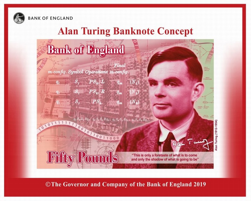 Nowy banknot 50 funtów, © Bank of England